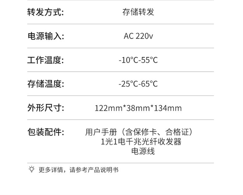 FiberHome Telecom Grade Gigabit Single Mode Fiber Optic Transceiver Optoelectronic Converter