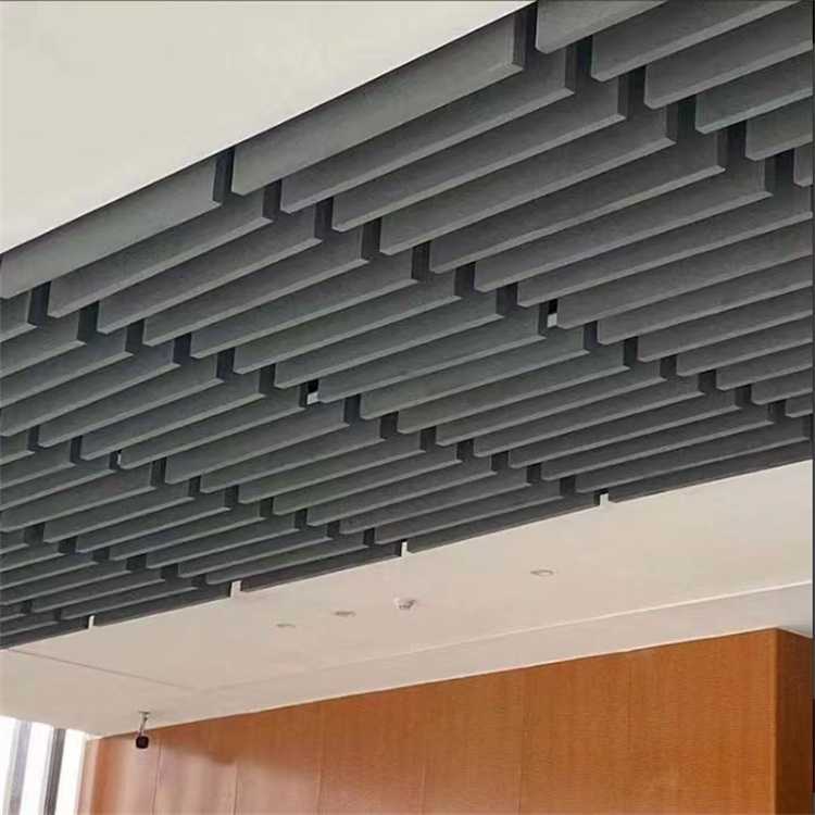 Xiaoheng fiberglass sound-absorbing pendant suspension sound-absorbing body suspended ceiling square through sound-absorbing board with light weight, noise reduction, and fire prevention