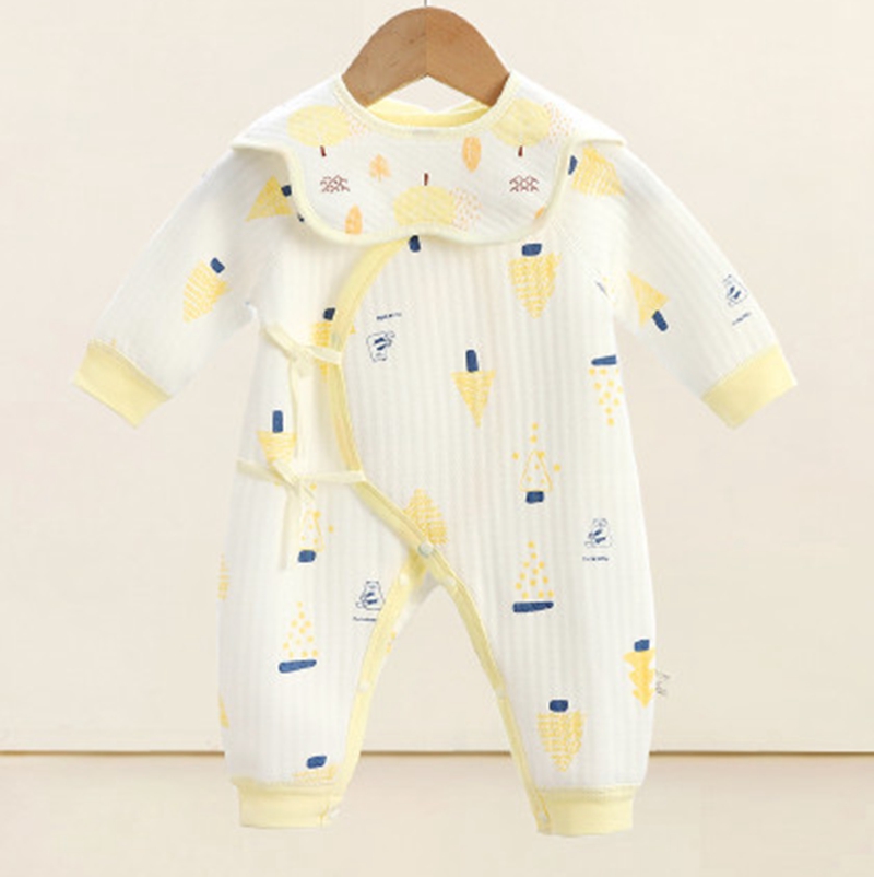 Yila La Mao En Mao Ai Autumn New Baby Cotton Climbing Clothes Manufacturer's First Hand Supply Spot Wholesale