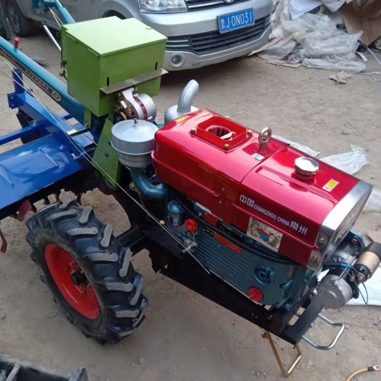 Agricultural walking tractor manufacturer, diesel electric starting farm management machine, orchard and mountainous farming machinery