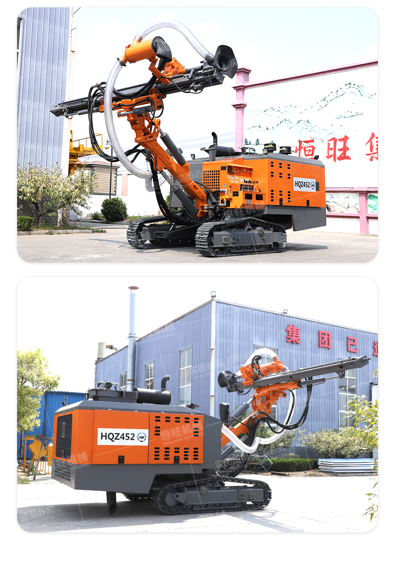 Hengwang HW930 tracked pneumatic drill truck for drilling holes, drilling piles, and driving rocks in mines