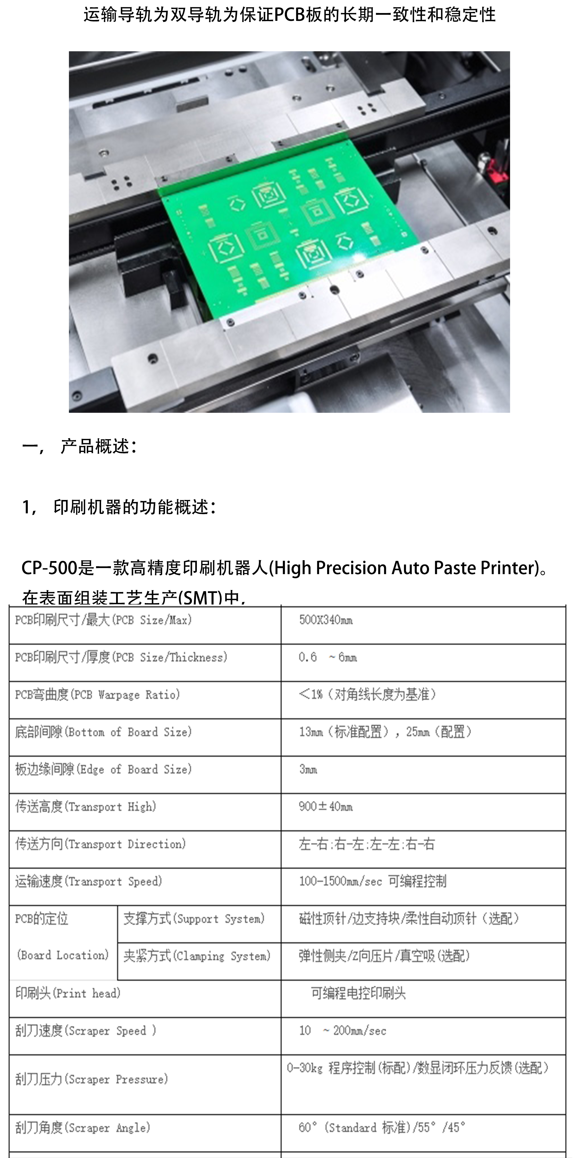 SMT new energy printing machine CP500 high-precision fully automatic solder paste printing machine