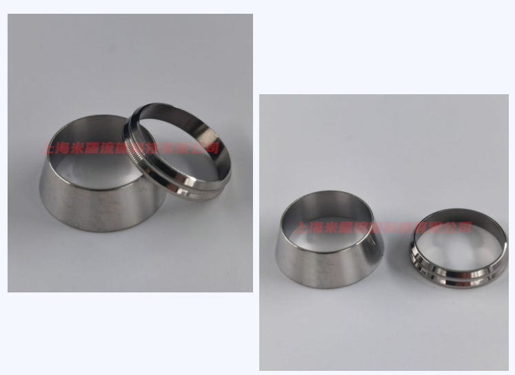 316L stainless steel double ferrule high-pressure joint double ferrule nitriding treatment double ferrule groove structure