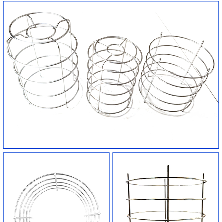 Stainless steel wire explosion-proof cover, metal iron welding mesh cover, protective cover, LED lamp protective cover, customized wholesale