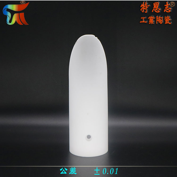 Wholesale of Zirconium Toughened Alumina Ceramic Intermediate Punching Oblique Cut Pipe Ceramic Factory