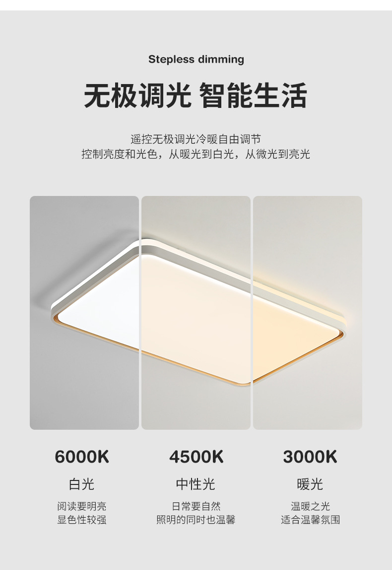 2023 New Living Room Light Atmosphere LED Ceiling Light Nordic Restaurant Bedroom Light Modern Simple Lighting Fixture