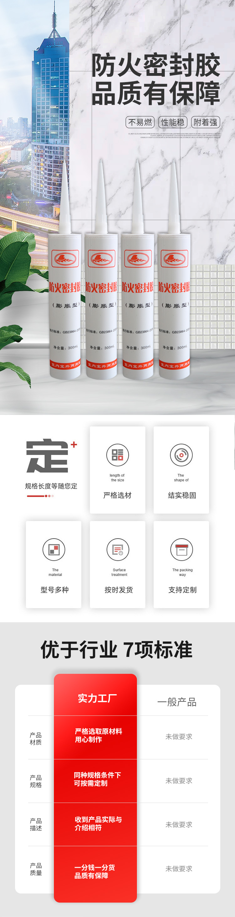 Building Fire Sealant DeMei Waterproof and Shockproof Wall Panel Joint Filling Special Neutral Transparent Adhesive