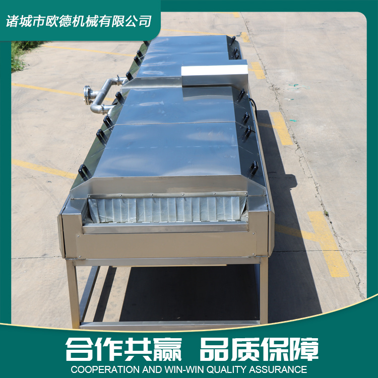 Oyster parallel hair roller cleaning machine, fully automatic seafood cleaning equipment, spraying up and down to remove mud