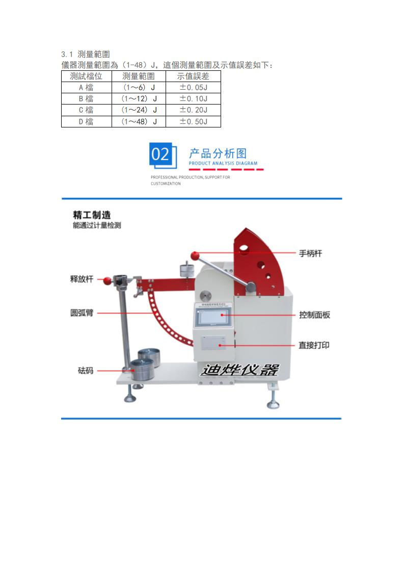 Domestic digital display intelligent cardboard puncture strength testing machine DY-7126 standard ISO3036-1975