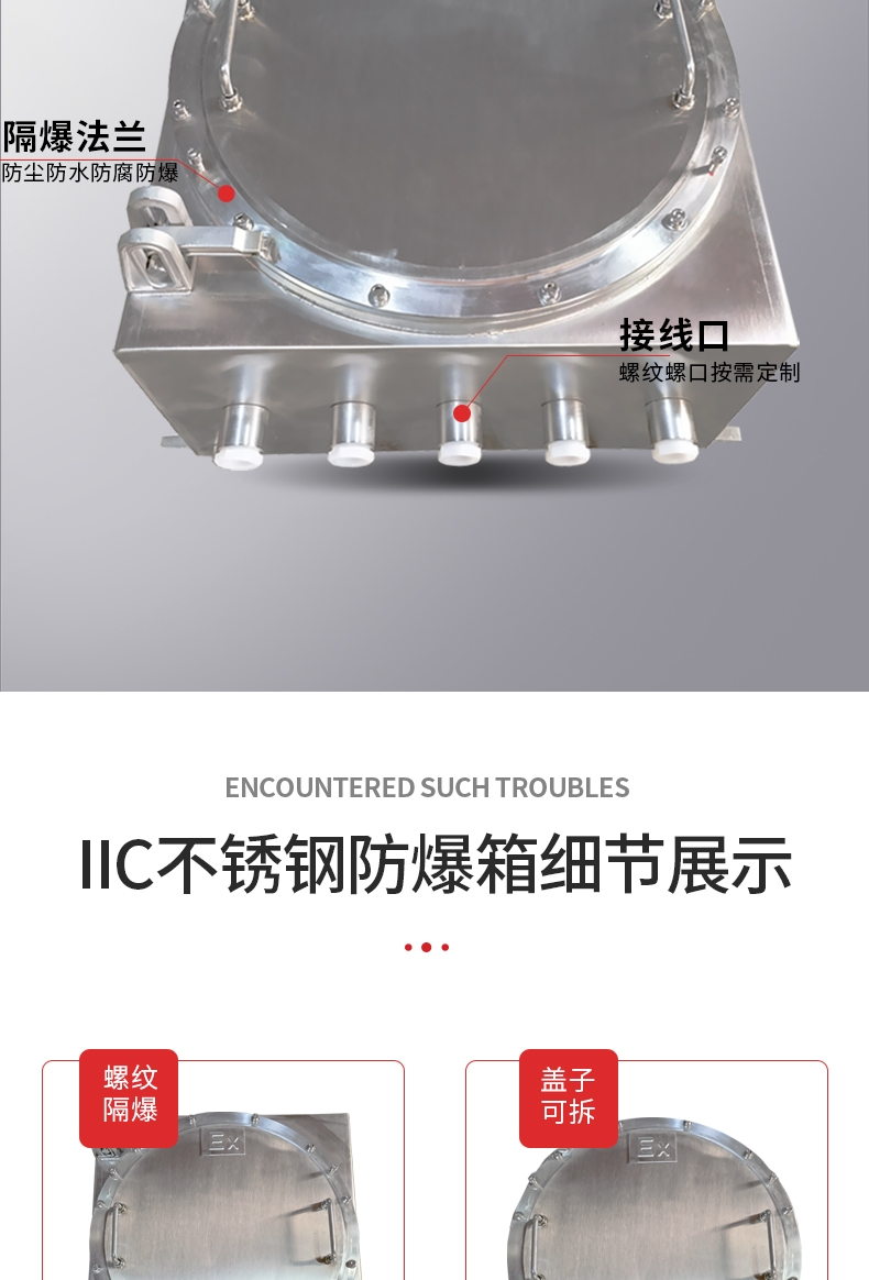 BXQ magnetic starting lighting distribution box explosion-proof junction box explosion-proof power control box