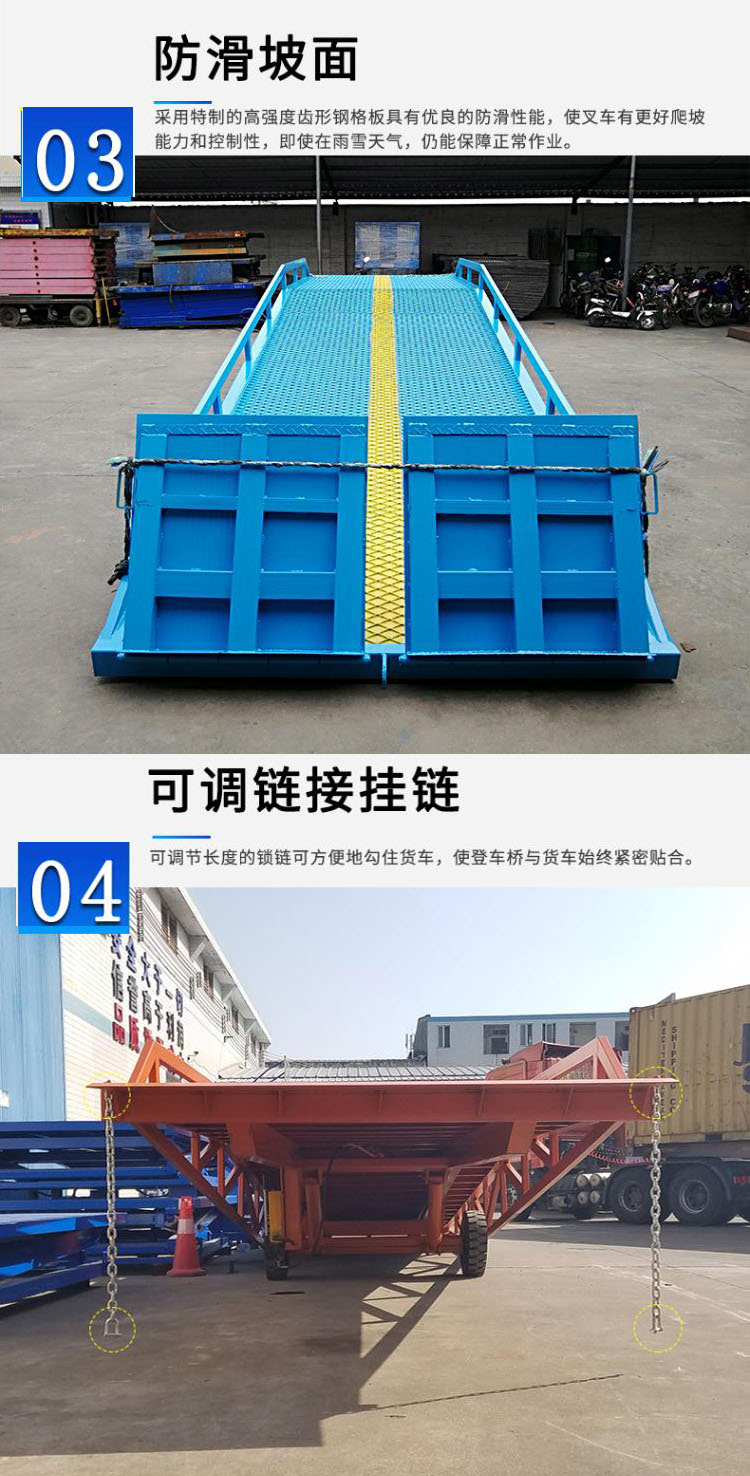 Yingda Mobile Hydraulic Boarding Bridge with Large Load Capacity, Stability, and Flexibility in Good Running