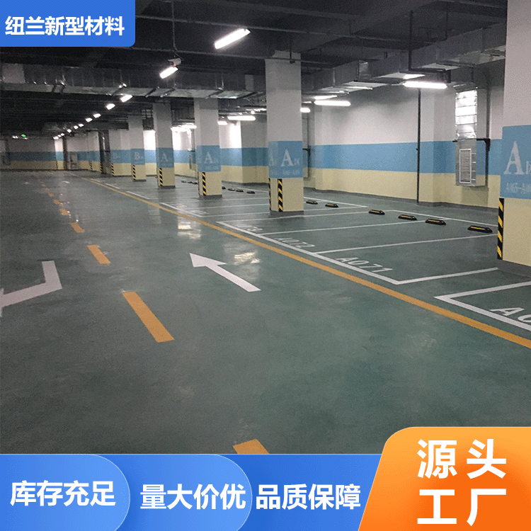 Diamond wear-resistant flooring construction with short construction period, low cost, high strength and impact resistance