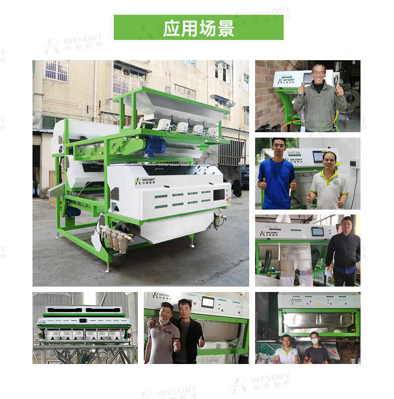 Zhongrui Micro Vision Slag Glass Color Sorting Machine AI Intelligent Sorting Ultra Clear Recognition Sorting Effect Good, Large Output