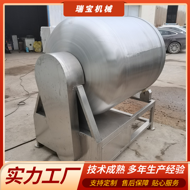 Vacuum rolling and kneading machine, fully automatic meat quick curing and tenderizing equipment, sauce beef rolling and kneading machine, customizable