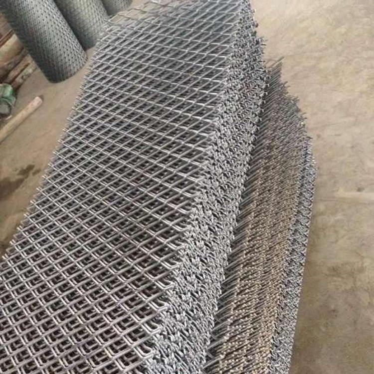 Construction site foot net steel bar scaffolding walkway board diamond shaped steel plate safety protection mesh