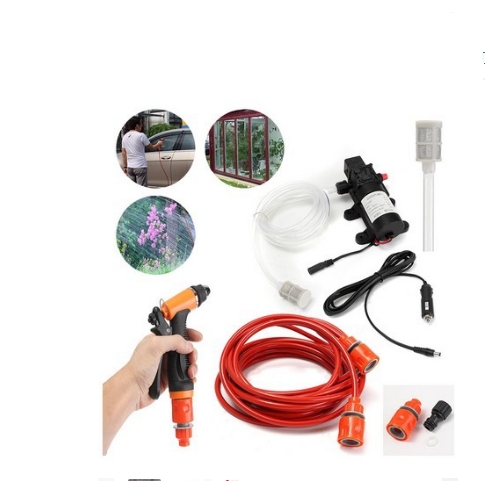 12V24V car wash machine, high-pressure water pump, water gun, glass washing, car watering, 3210 models, 100