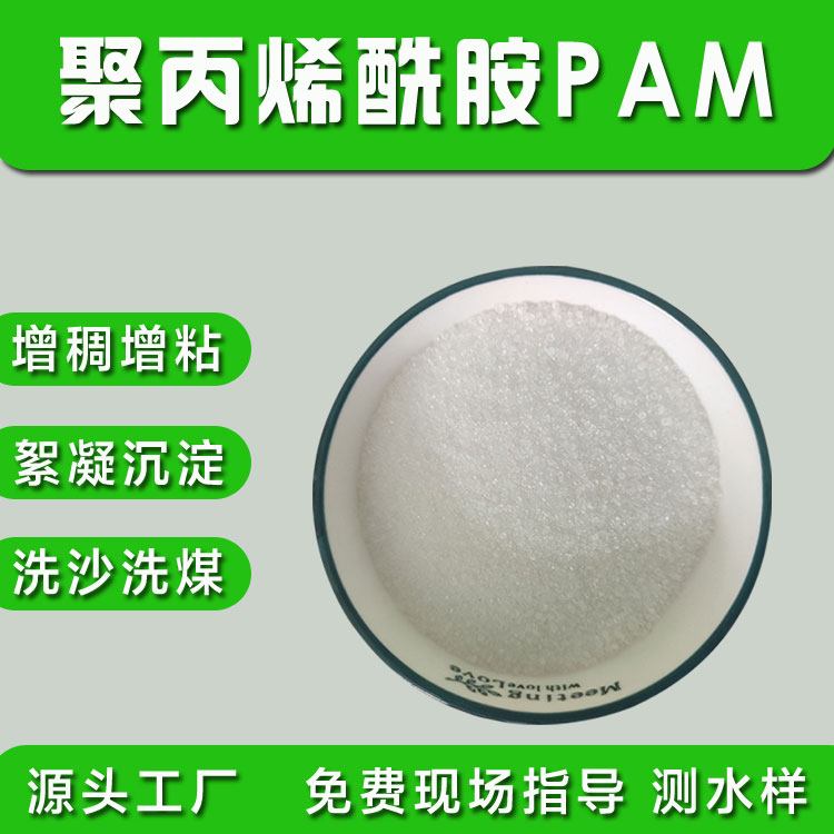 阴离子聚丙烯酰胺 含氟污水絮凝沉淀 洗砂 洗煤污泥脱水药剂pam
