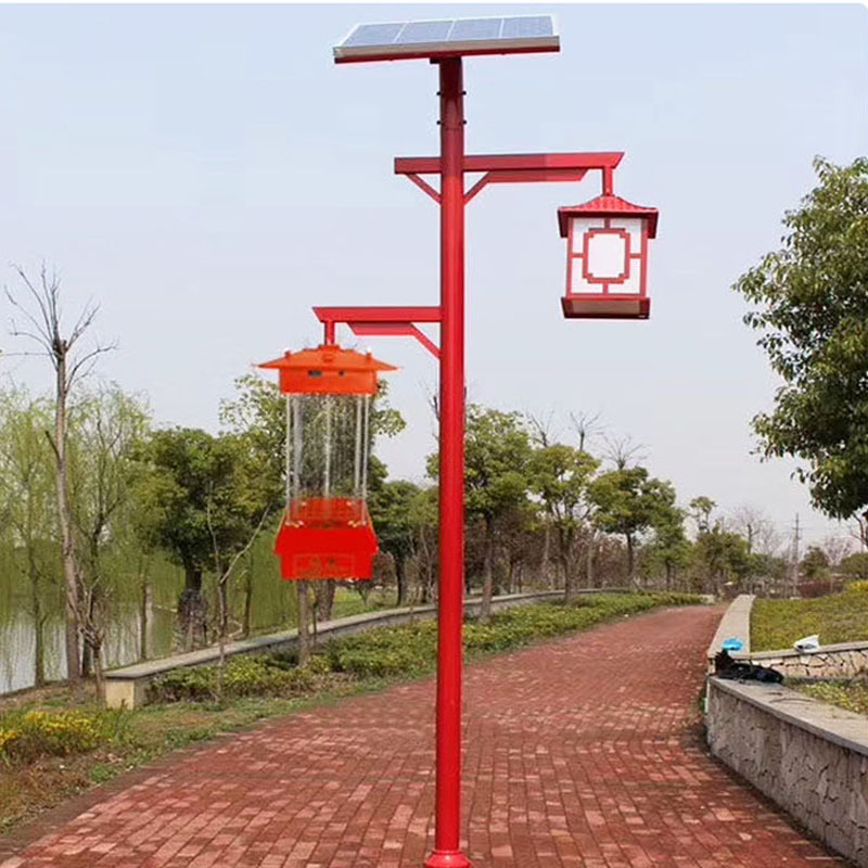 Real time positioning of orchards, tea gardens, rice fields, frequency vibrating (lithium battery) solar insecticidal lamps, sold by manufacturers