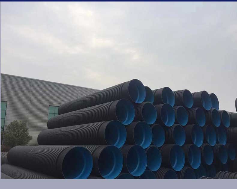 PE double wall corrugated pipes, national standard pipes, large diameter specifications, complete HDPE sewage pipes, Shengfeng Pipe Industry