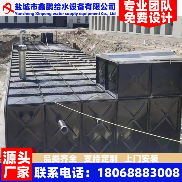 鑫鹏BDF抗浮地埋式水箱 一体化消防供水设备泵站厂家 免费勘察