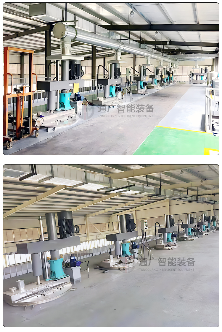 Manufacturer of Tongguang Intelligent Platform Disperser, One Machine, Two Cylinders, Suspended Rotary Mixing High Speed Mixer