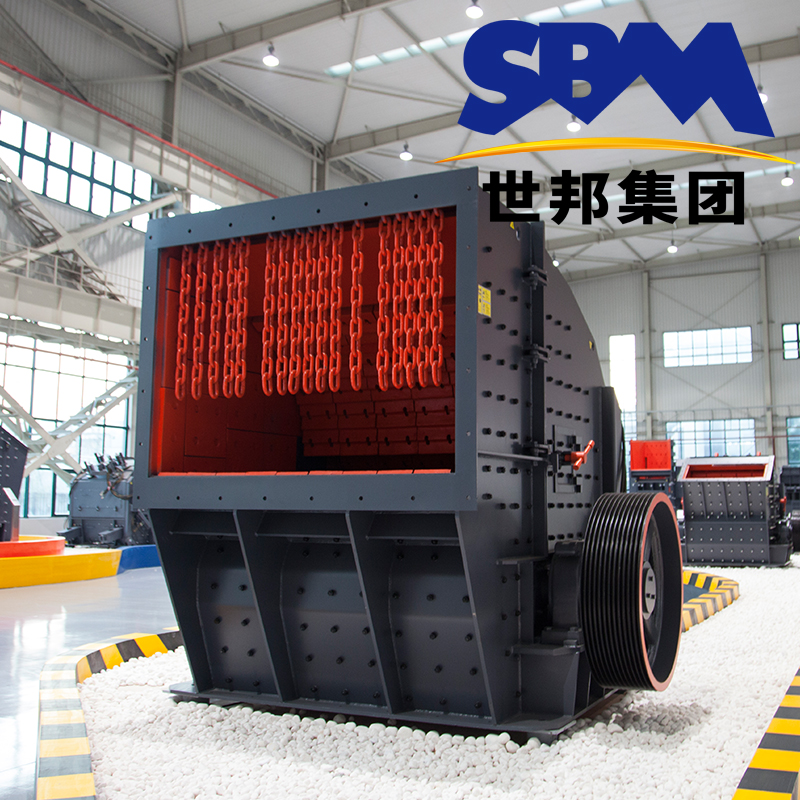 Sand and gravel aggregate production line crushing construction stone crushing tire moving impact crusher