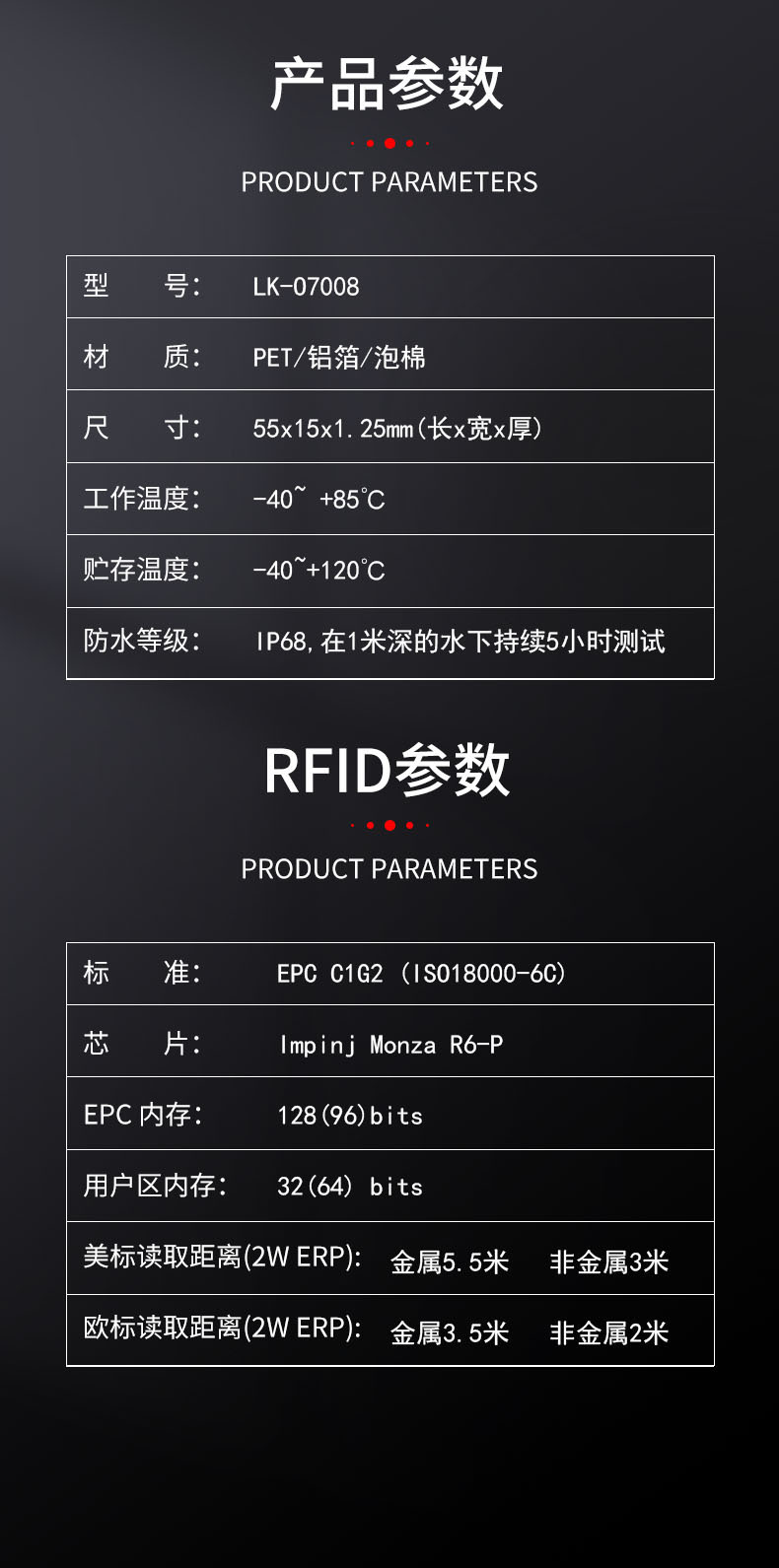 RFID tags, flexible, metal resistant, printable, and high-temperature resistant electronic tags, asset management and use