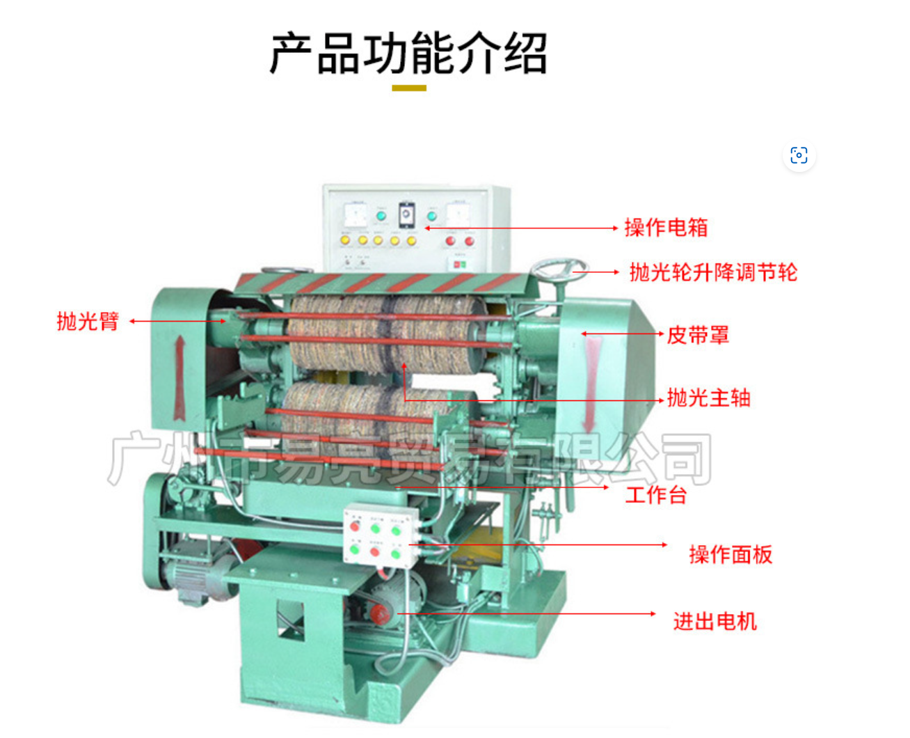 Qianma Technology Factory Customized Metal Surface Matte Mirror Polishing Dual Axis Plane Automatic Polishing Machine