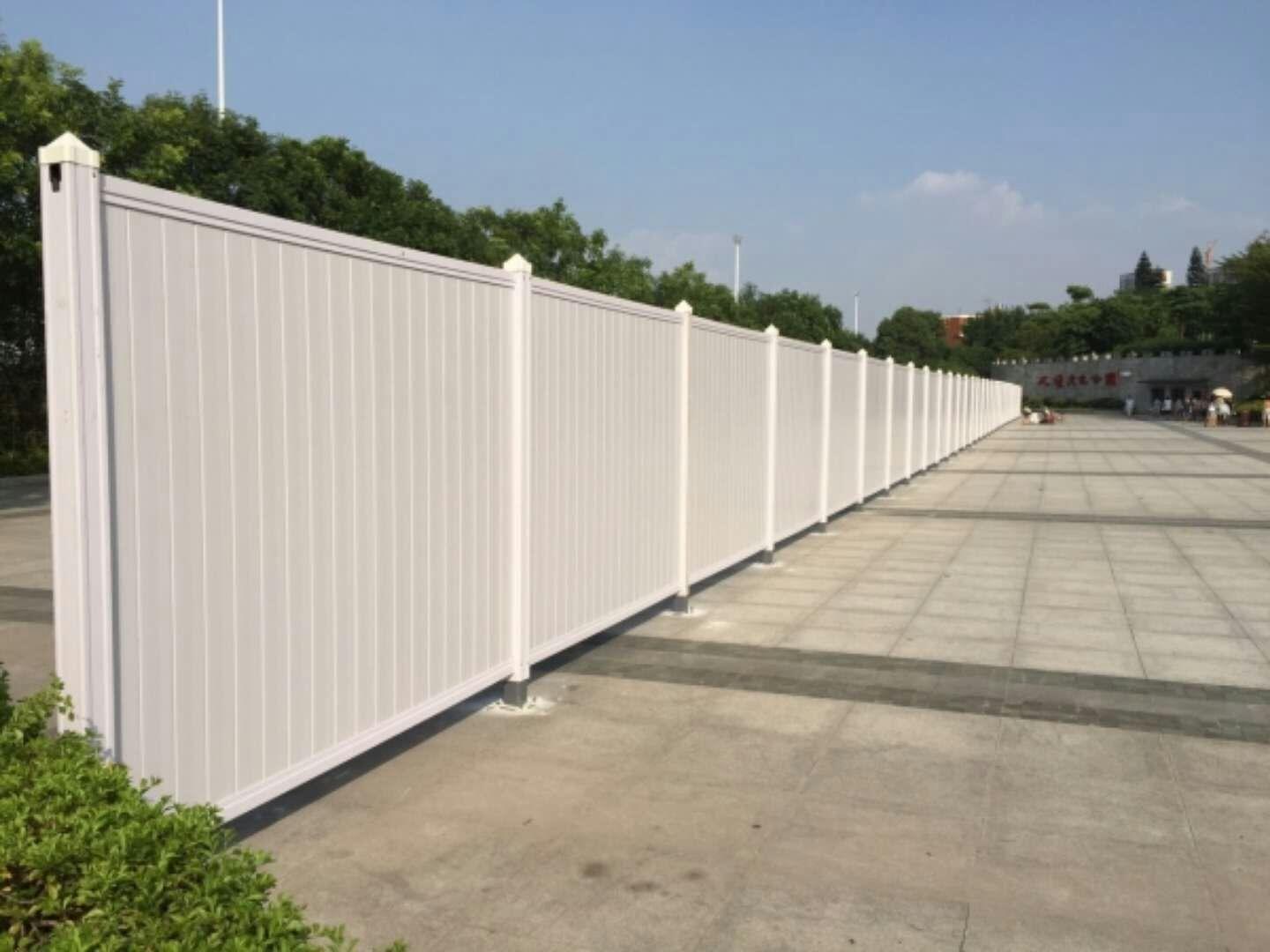 惠州市 惠东施工PVC围挡 工地围挡板 钢围挡 临时工程建筑隔离栏