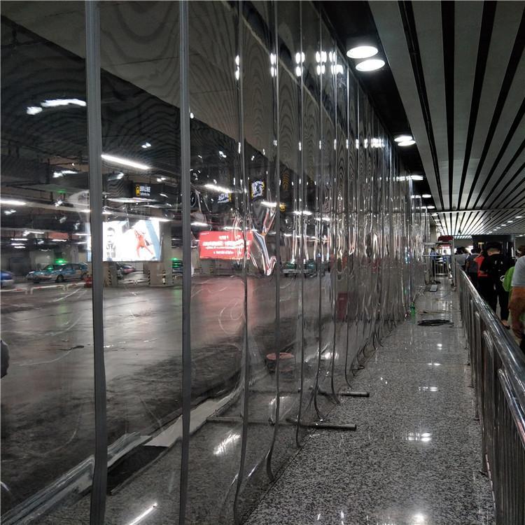 Magnetic soft door curtain shop PVC magnetic curtain shopping mall windproof and cold proof cotton curtain rubber