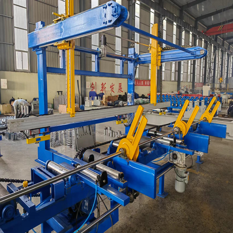 Automatic material receiving and stacking machine, fully automatic CZ steel equipment, matched with color steel tile pressing machine