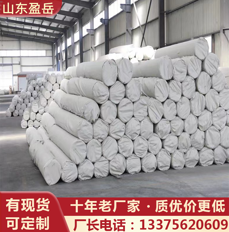 White polyester non-woven filament geotextile, bare soil covering, road maintenance, permeable non-woven fabric, Yingyue