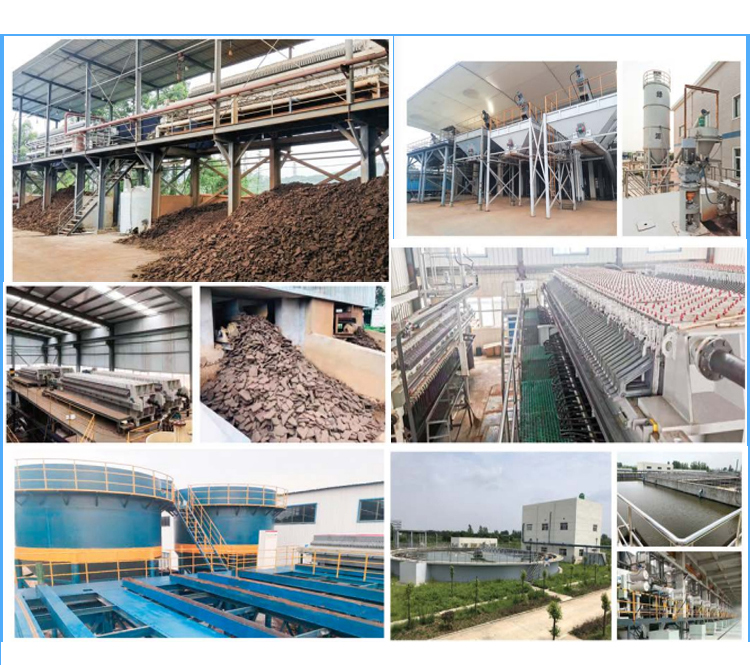 The 1600 type sludge plate and frame filter press is used to treat urban sewage. The manufacturer of sludge dewatering has low moisture content