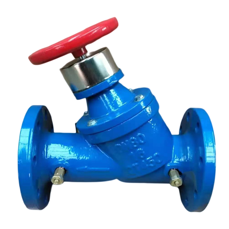 DN80 flange static balance valve digital locking valve for heating pipelines