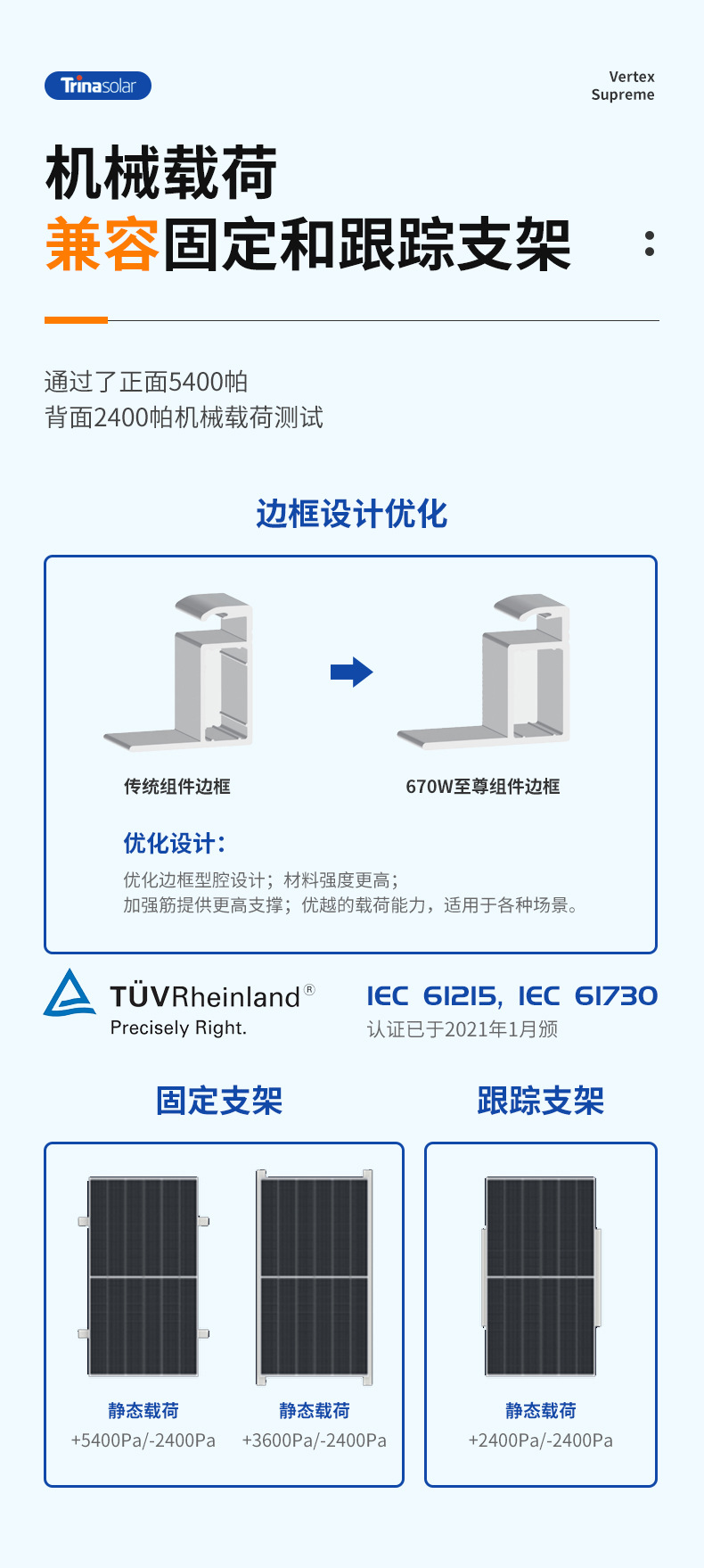 670W single crystal solar panel, single glass photovoltaic panel, household roof, commercial roof, single side solar panel