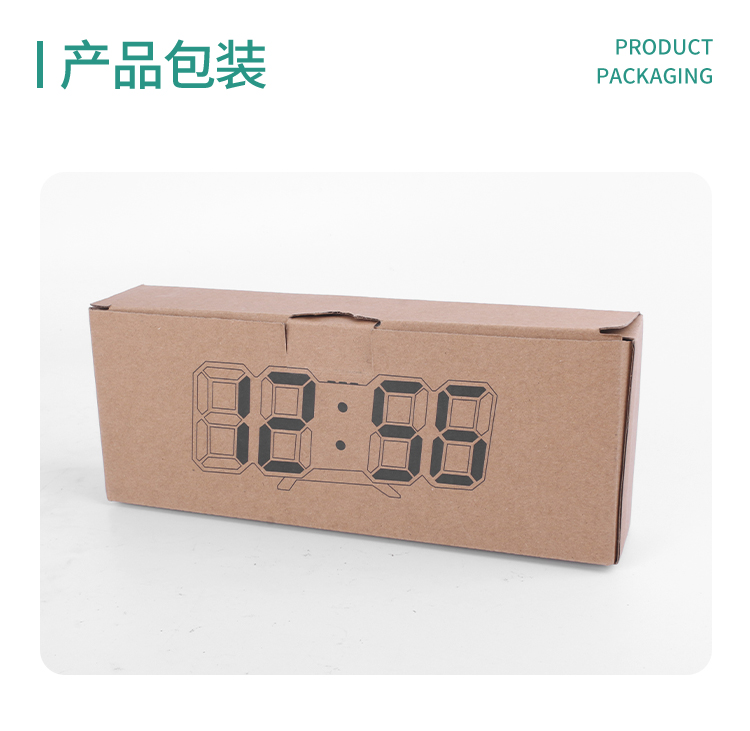 Wholesale of Radio Wave Clock Digital Clock Timer Temperature and Humidity Wireless Digital Electronic Clock