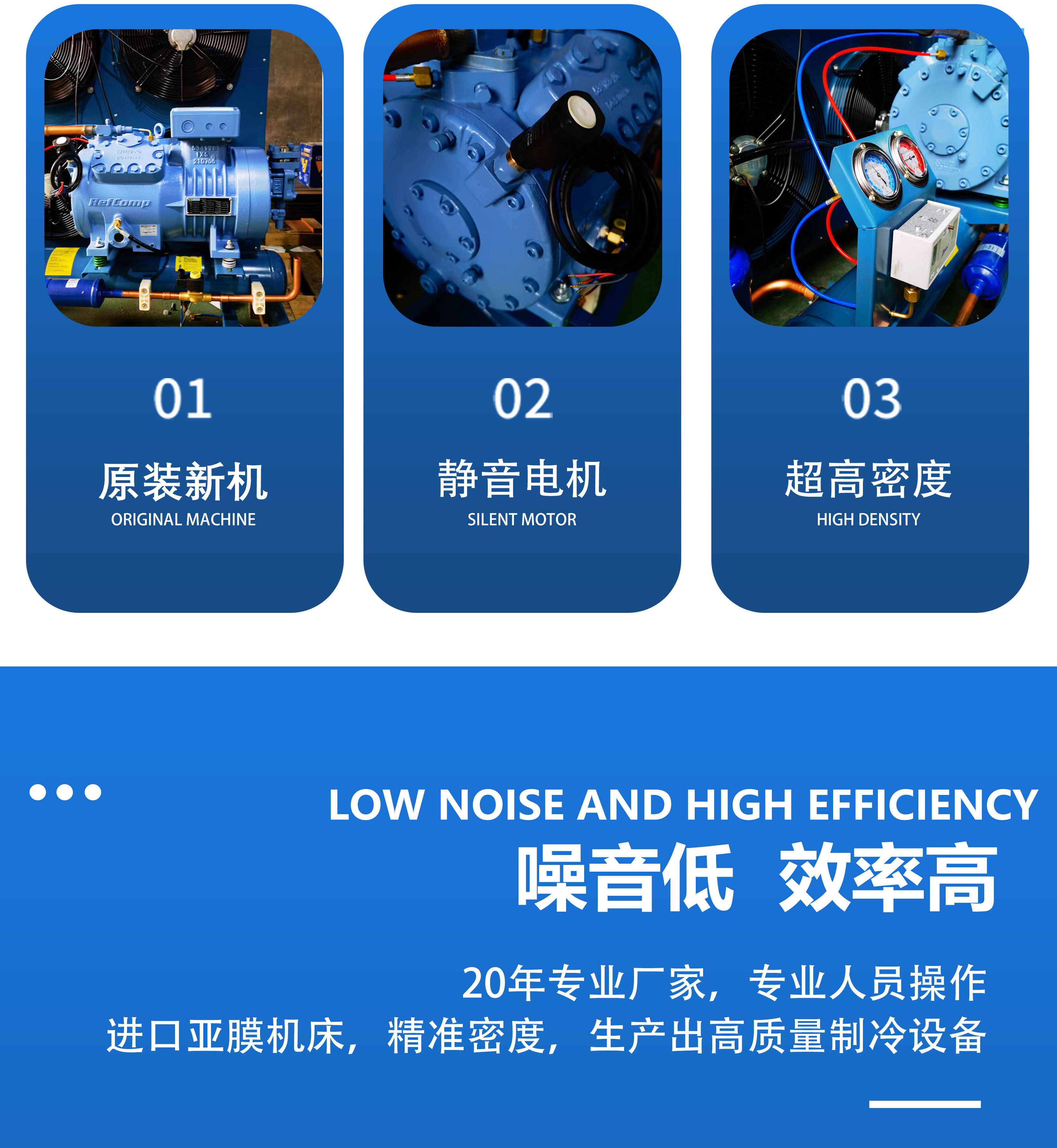 Laifukang Industrial Refrigeration Compressor Unit Screw Type Two Parallel Low Temperature Cold Storage Refrigeration Unit