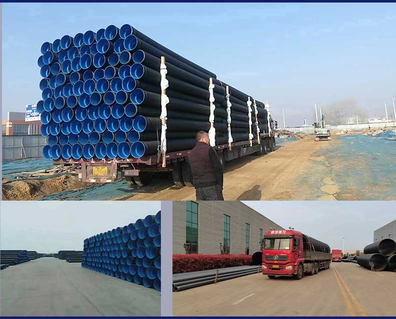 PE double wall corrugated pipes, national standard pipes, large diameter specifications, complete HDPE sewage pipes, Shengfeng Pipe Industry