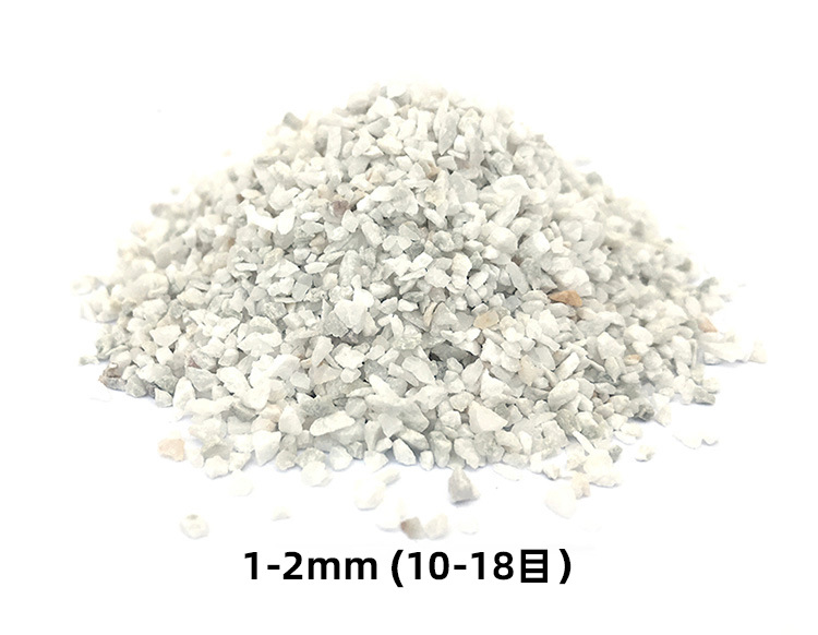 Direct supply of refined quartz sand filter material for water treatment. White 4-6 mm quartz sand for laying artificial turf football fields