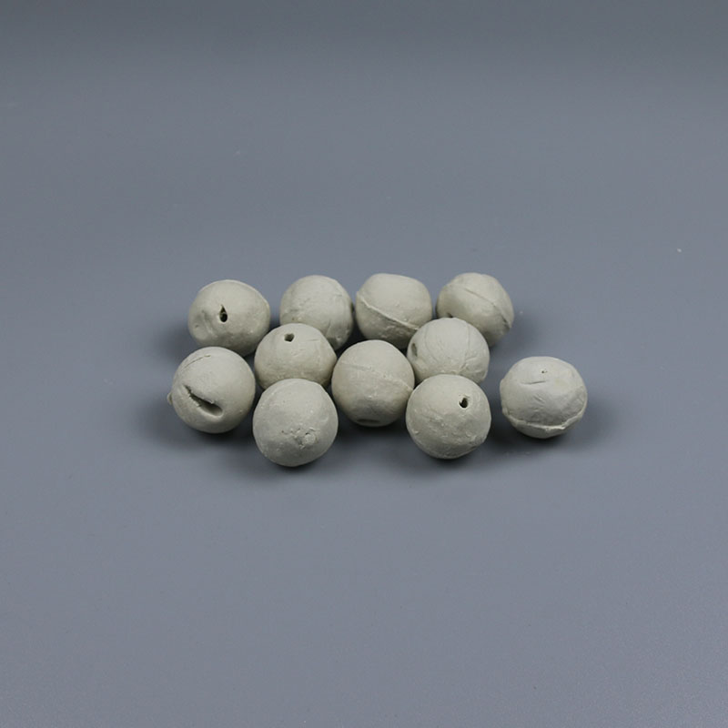 Open hole ceramic ball industrial tower internal support filler group star ceramic ball inert alumina