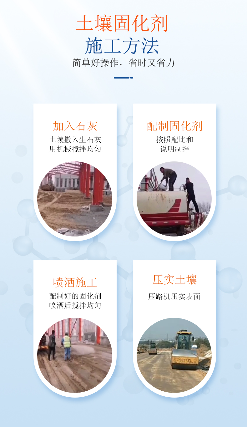 Kehui New Material Soil Solidifying Agent Public Road Foundation Hardening Treatment Manufacturer Available in Stock for Easy Construction