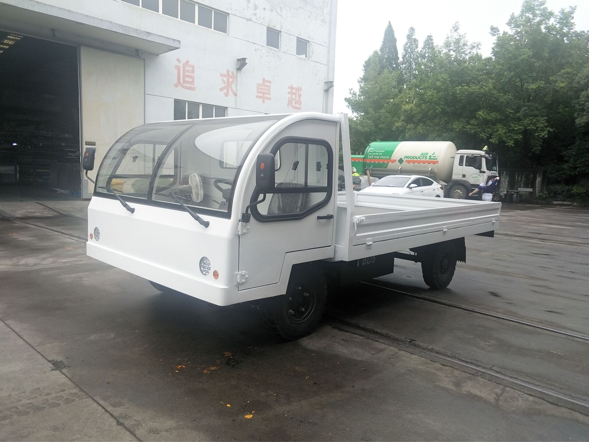 Electric pull truck, flatbed battery truck, LK05, 5-ton electric flatbed truck, directly sold by Lexus manufacturer