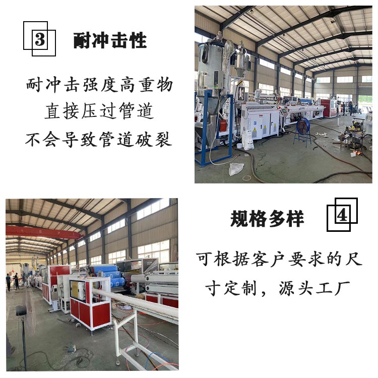 PVC hollow spiral silent tube equipment PPR plastic pipe production line directly supplied by Zhongnuo manufacturer