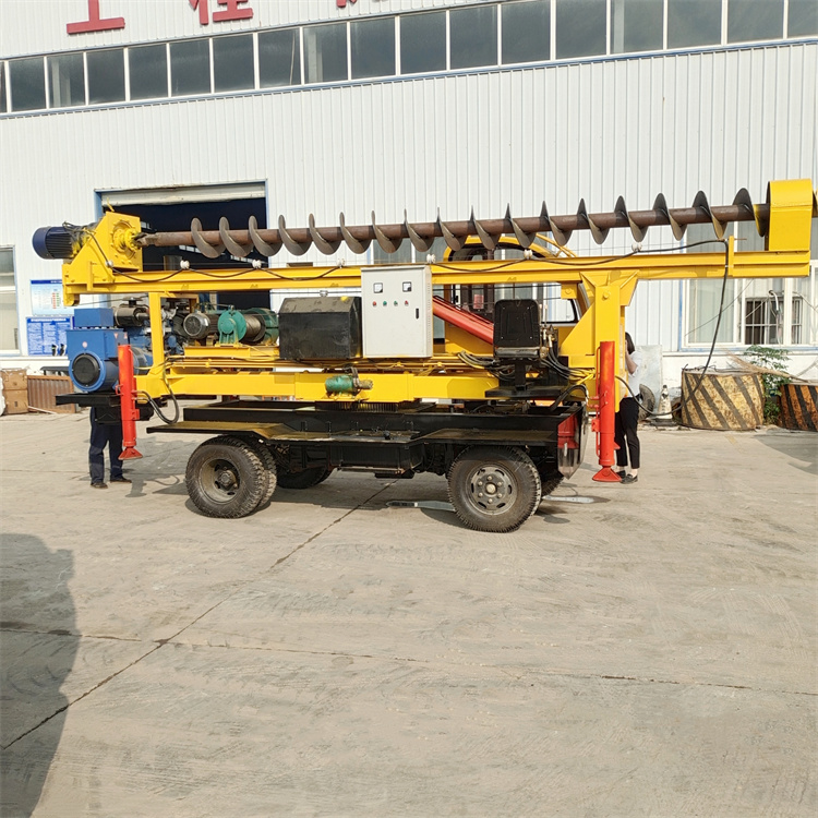 Dading Small Residential Building Foundation Piling Machine for Construction Site Piling Machine 8-meter Long Spiral Drilling Machine