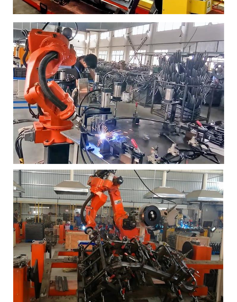 Automatic welding robot supply aluminum alloy six axis joint type robotic arm welding argon arc laser welding