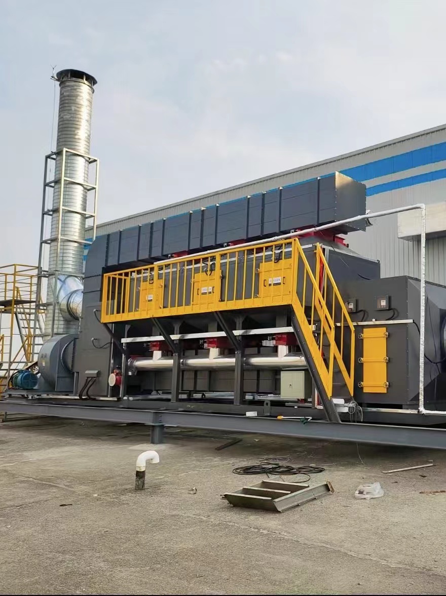 50000 air volume stainless steel catalytic combustion equipment rco waste gas treatment project painting line purification environmental assessment