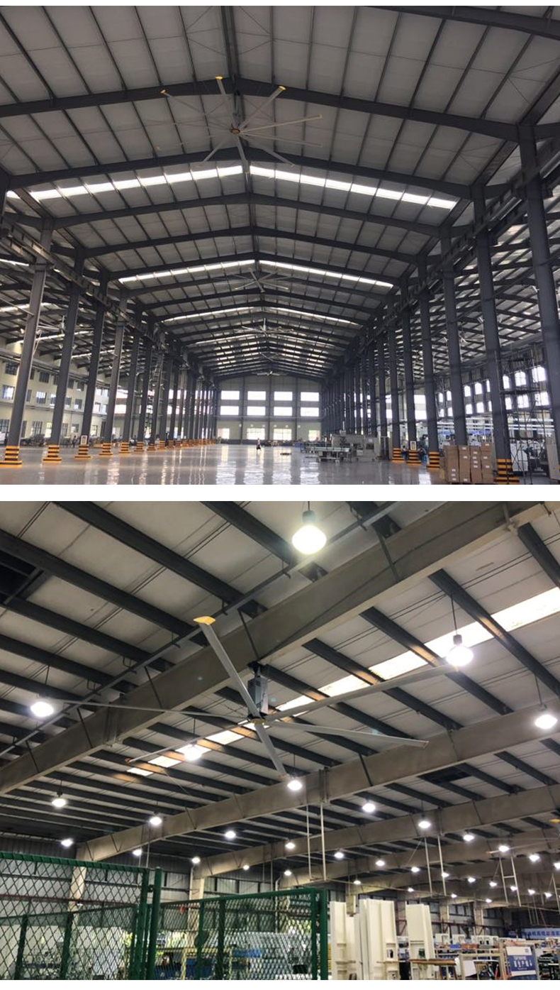 Hengshuanda Industrial Fan Large Equipment Logistics Express Transit Warehouse Cooling Ventilation Ceiling Fan