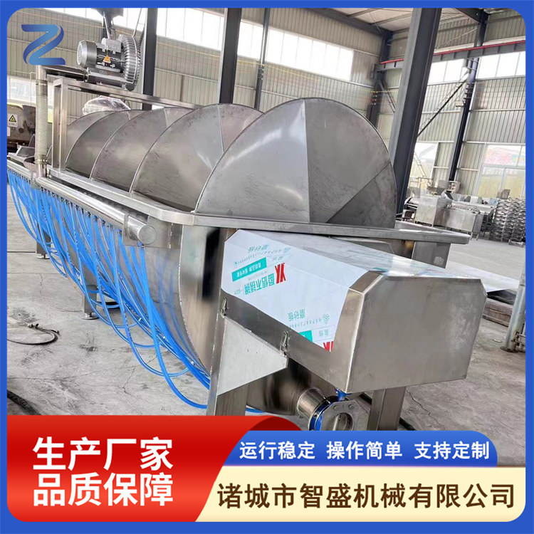 Customization of pre cooling equipment for meat, chicken, meat, and duck on the continuous poultry cooling assembly line with spiral pre cooling machine