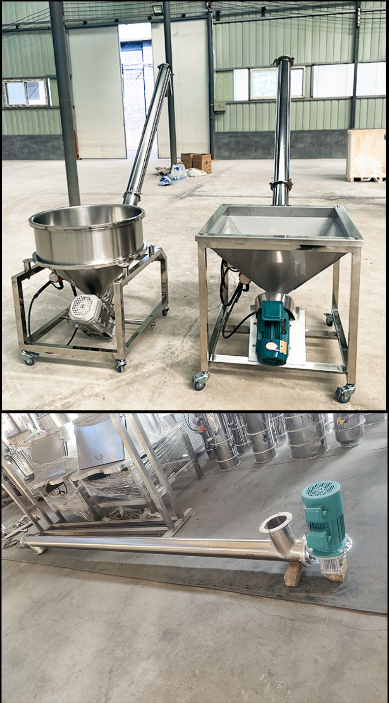 Multifunctional putty powder twisting dragon feeding machine, spiral electric conveying machine, circular pipe mechanical industrial conveying equipment