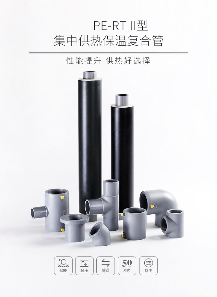 Daxin PE-RT II thermal pipe for hot spring thermal insulation pipeline delivery to the factory